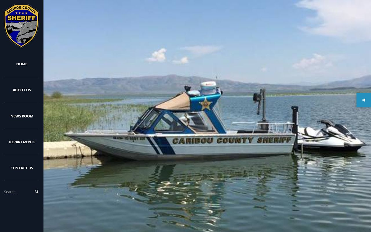 Caribou County Sheriff official booking and jail information page